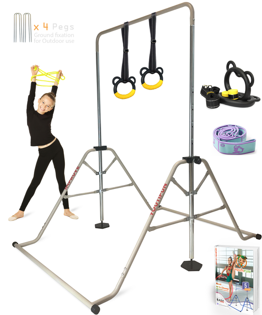 Steel Gymnastics bar (Beige)