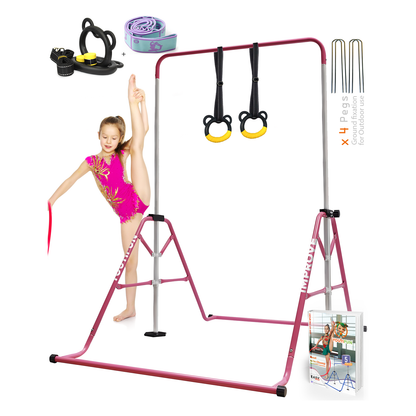 Steel Gymnastics Bar (Pink)