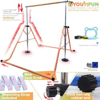 Fiberglass Gymnastics bar (Salmon)